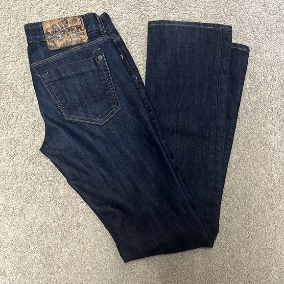 Chip & Pepper Womens Jeans, Dark Wash Stretch Straight Leg Jeans, Sz 26 - Picture 4 of 6